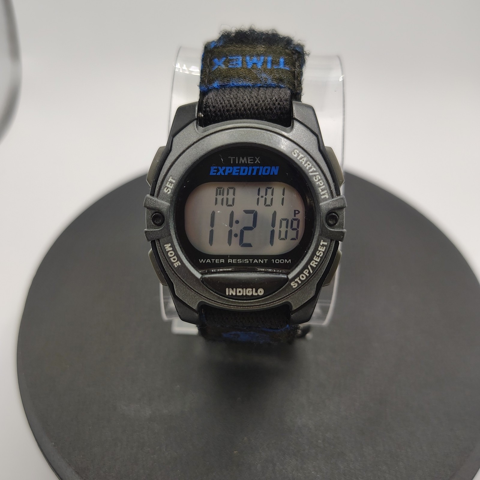 Vintage 2008 Timex Expedition INDIGLO Mens Military Digital Quartz Watch