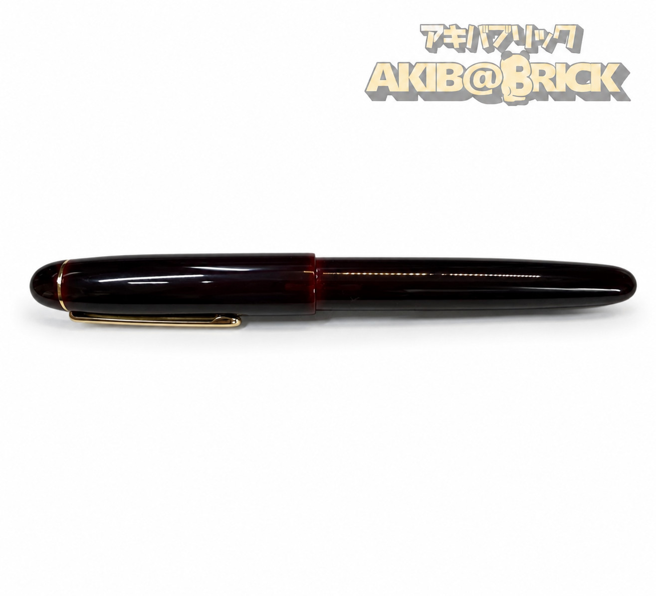 Nakaya Cigar Portable Aka-Tamenuri Fountain Pen 18K 750 EF Old Style Japan Used