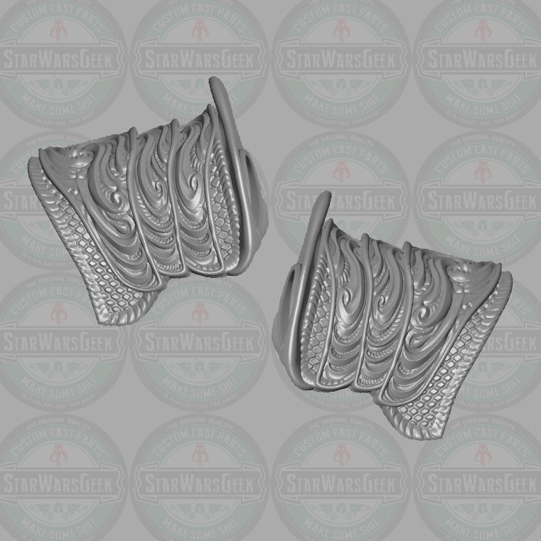 High Elf Warrior pauldrons for use with Mythic Legions 1.0 figures