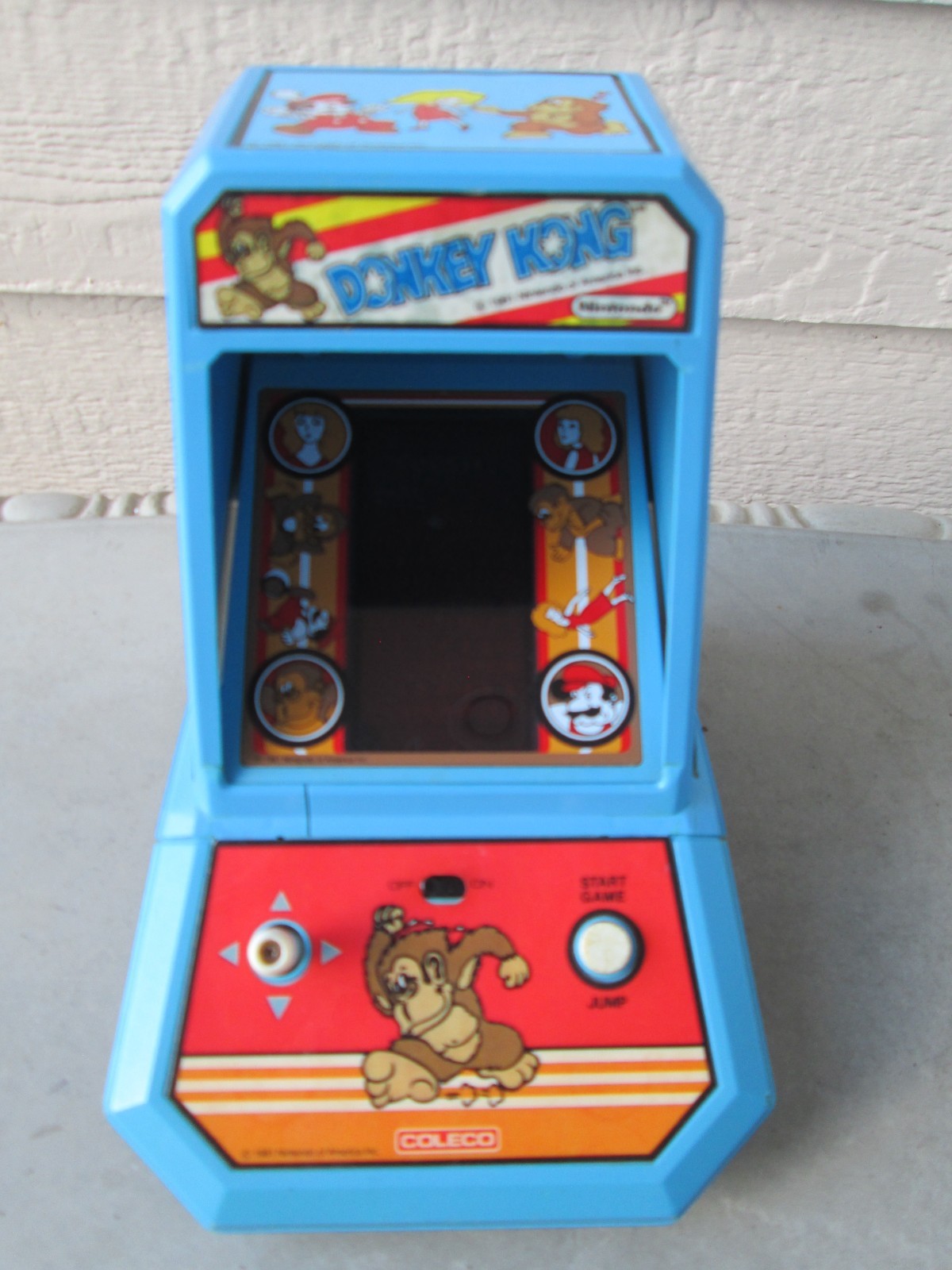 Vintage 1981 Coleco Donkey Kong Tabletop Mini Arcade Game Looks Great Works 🔥🔥
