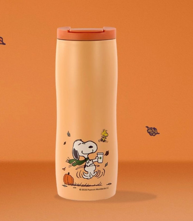 Starbucks Korea  x Peanuts Snoopy Pumpkin  Tumbler 16oz (473ml ) Halloween