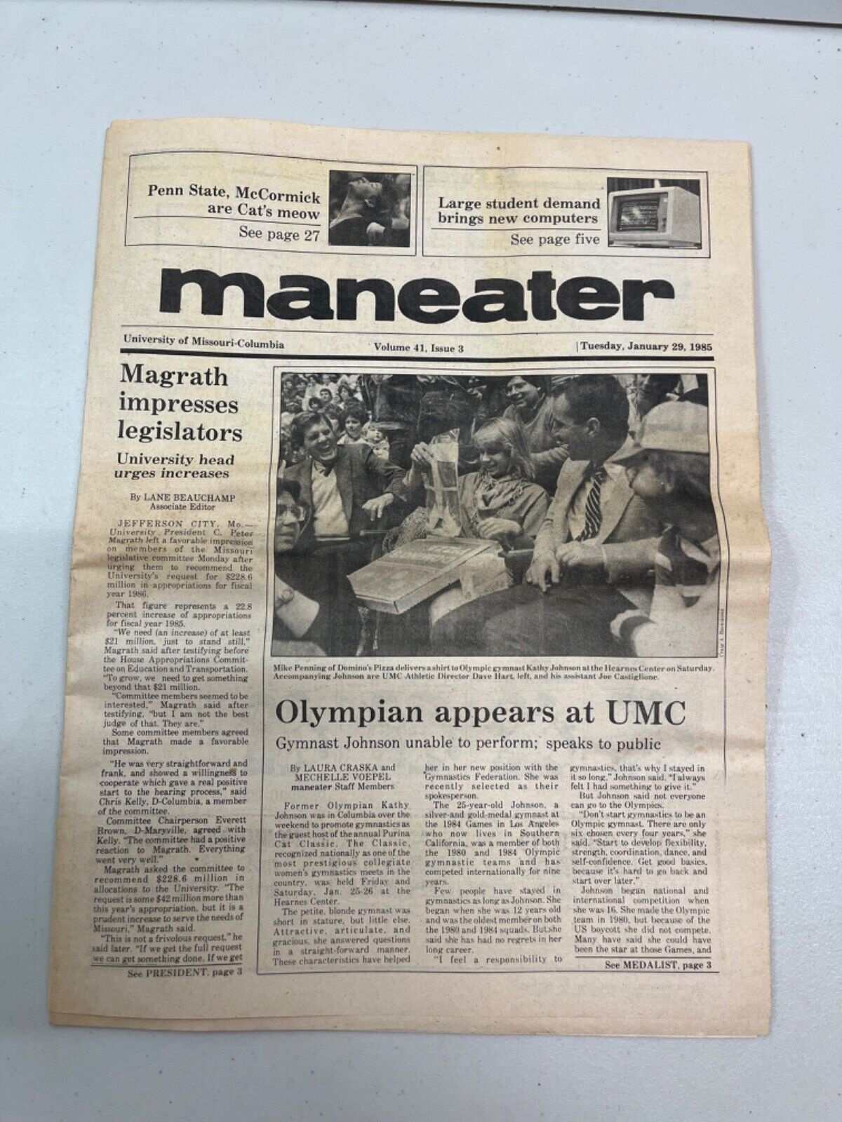 University of Missouri Columbia Newspaper Maneater Vol. 41 Issue 3 