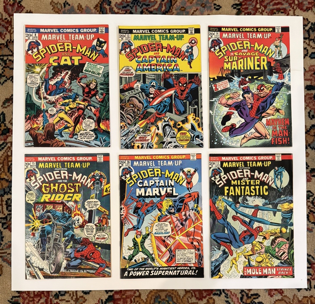 MARVEL TEAM-UP LOT OF 18 VF+ VINTAGE BRONZE AGE CLASSIC COMICS SPIDER-MAN & MORE