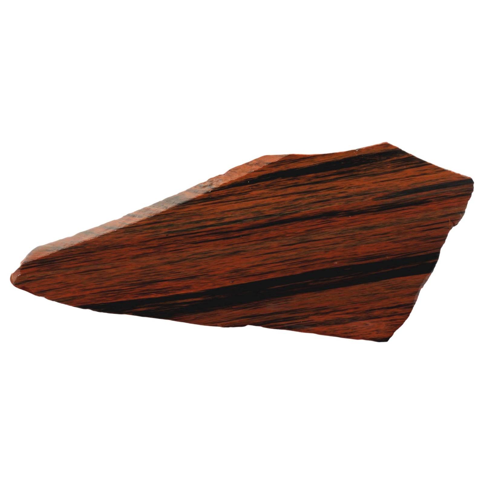 Tiger Tail Obsidian Slab - Mahogany Wisp Banding - Rare Old Stock Glass Butte