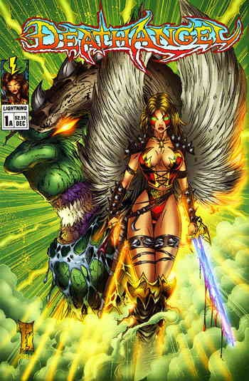 Deathangel #1A VF/NM; Lightning | w/Bag+Board