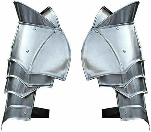 Steel Warrior Pauldron Medieval Shoulder Armor Set | Crusader Pauldrons Warrior