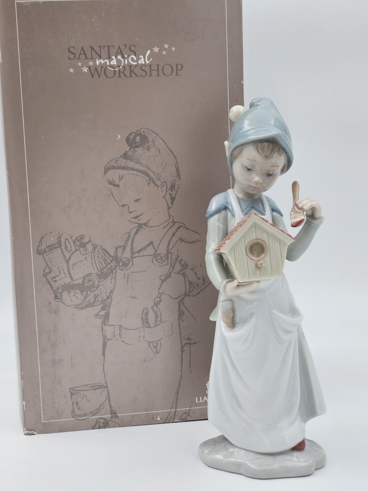 Lladro 6891 A BRUSHSTROKE OF DREAMS Santa's Magical Workshop