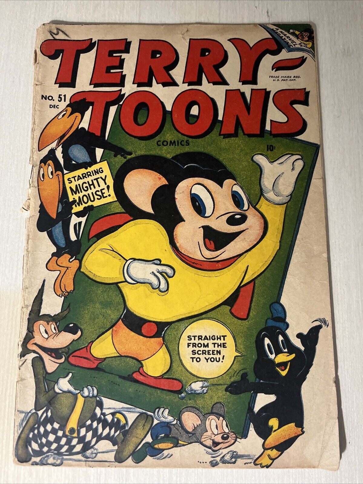 Terry-Toons Comics #51 (1948, Timely Comics) Early Mighty Mouse Appearance