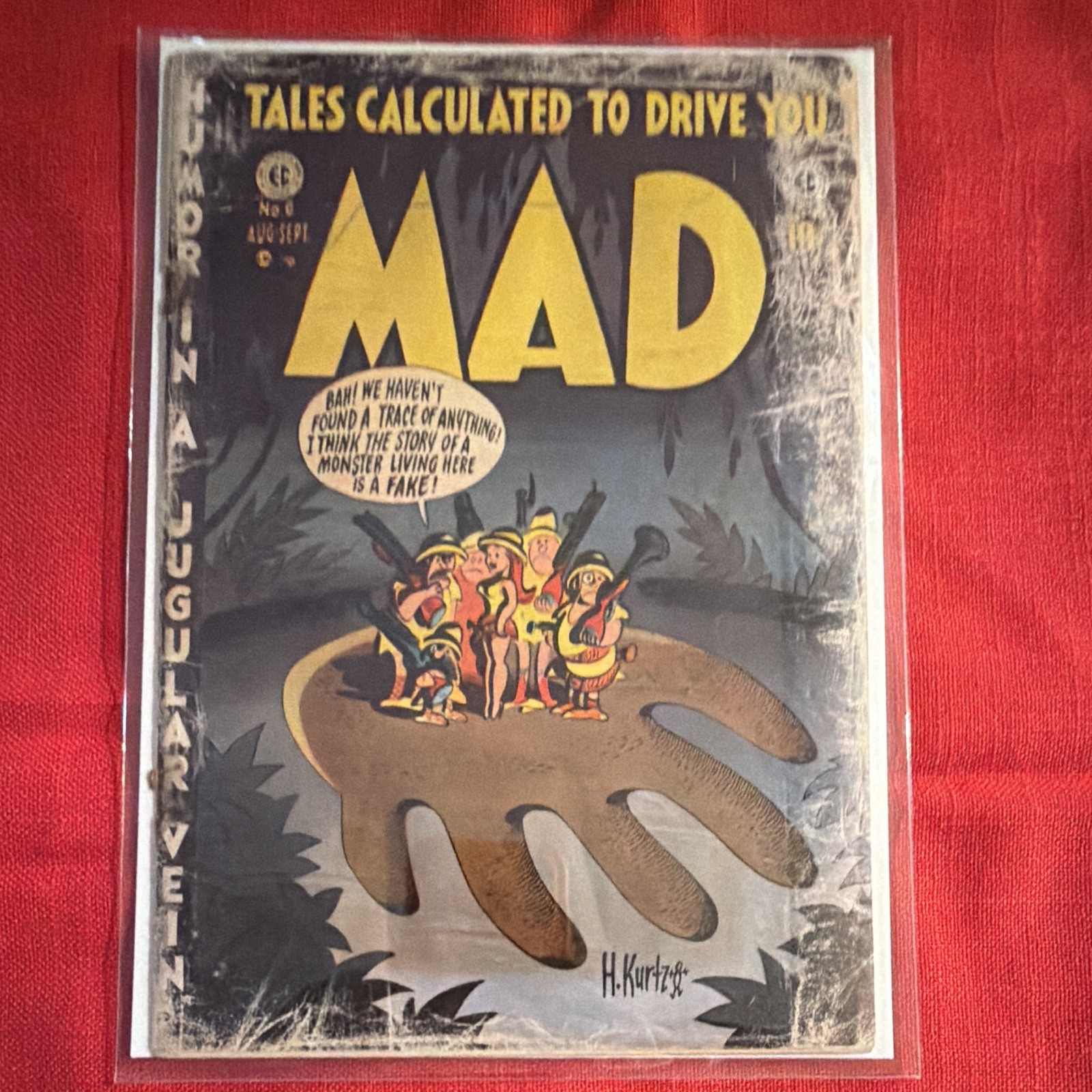 MAD #6 1953 EC Comics Kurtzman Wally Wood Early Issue POOR Reader Copy