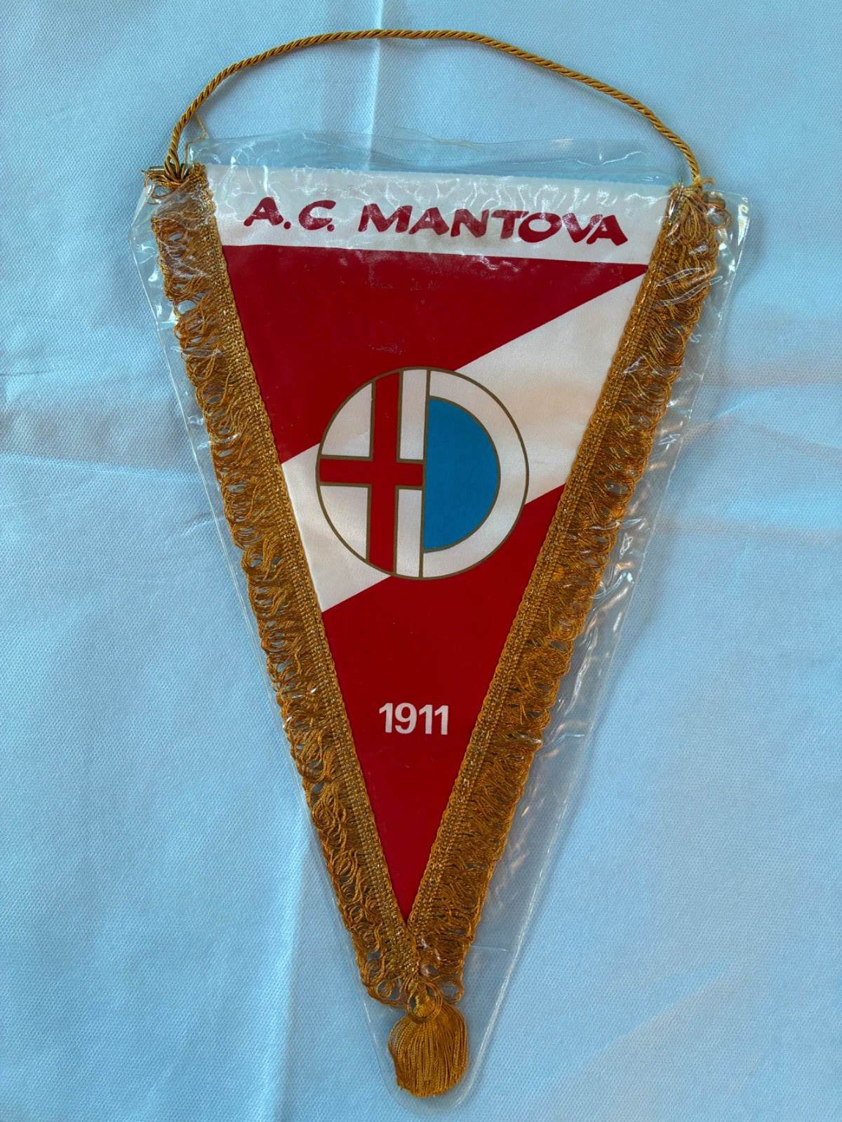 AC MANTOVA 1911-Large pennant-33x23cm-Pennant-Football-Pennant-Football