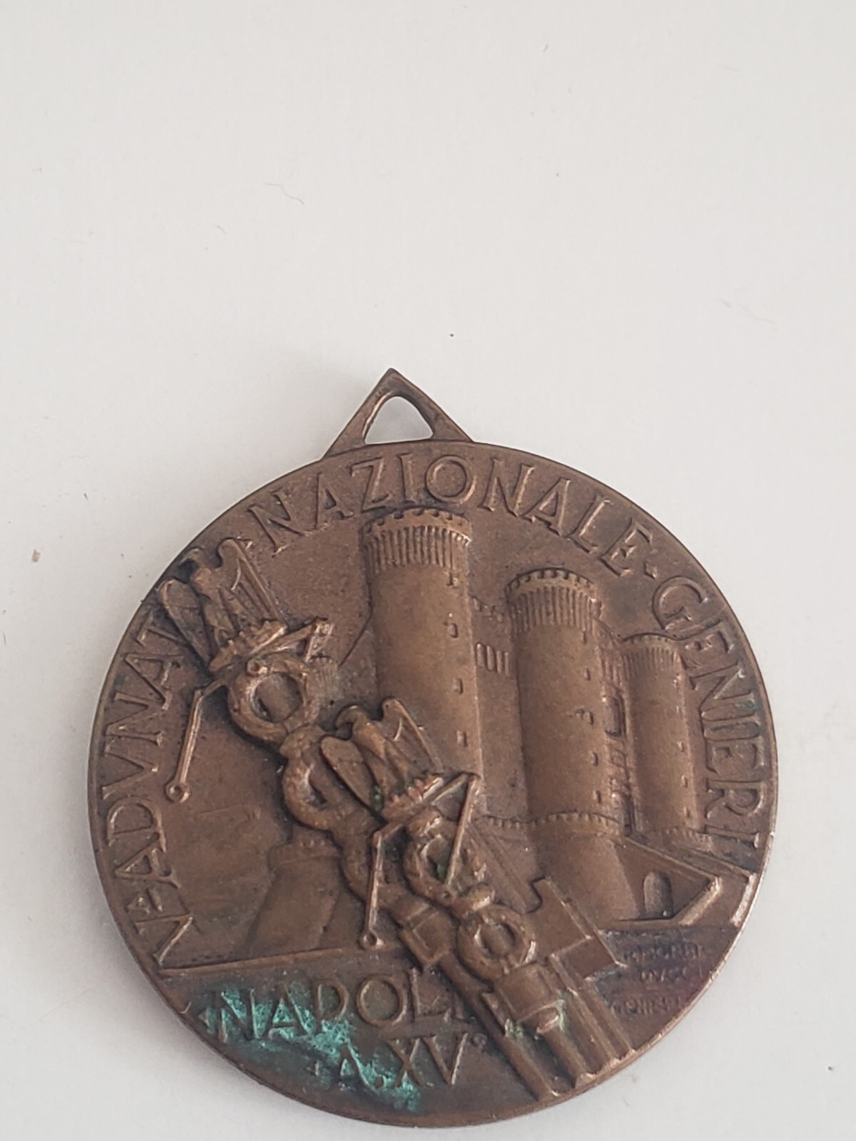 medaglia associazione genieri raduno napoli 1937