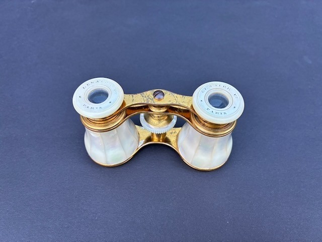 LEMAIRE F1 Paris Opera Glasses Binoculars Mother Of Pearl & Brass