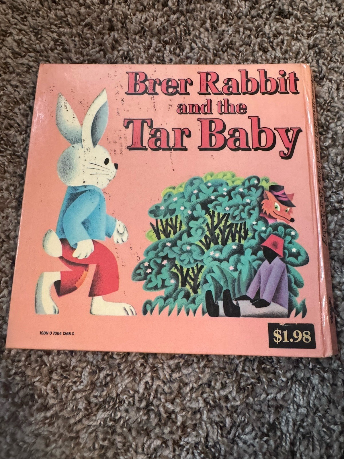 Vintage Brer Rabbit and the Tar Baby Pop-Up Book/DAMAGED SPINE-READ DESCRIPTION\