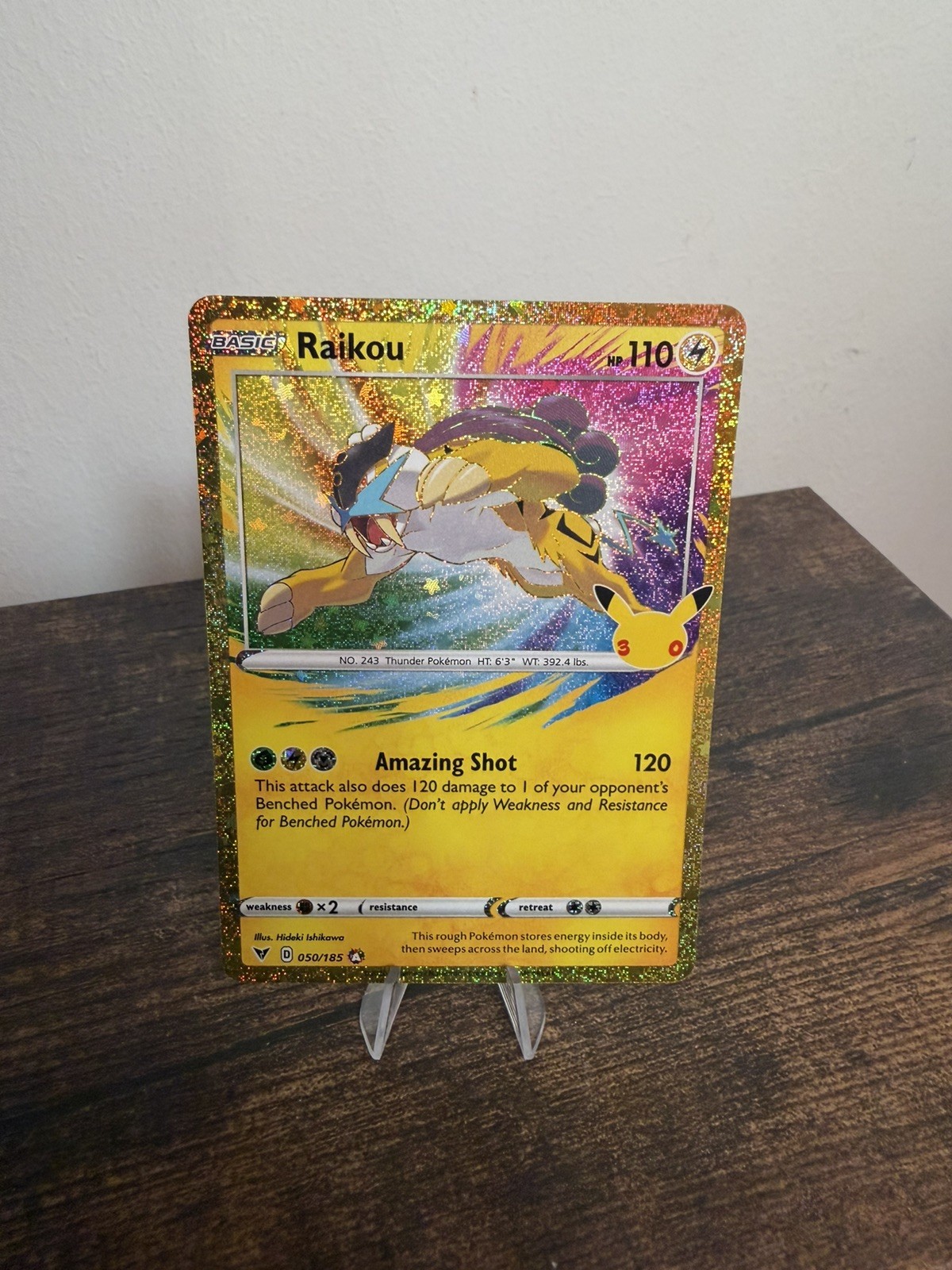 Pokemon 30th Celebrations Raikou 050/185