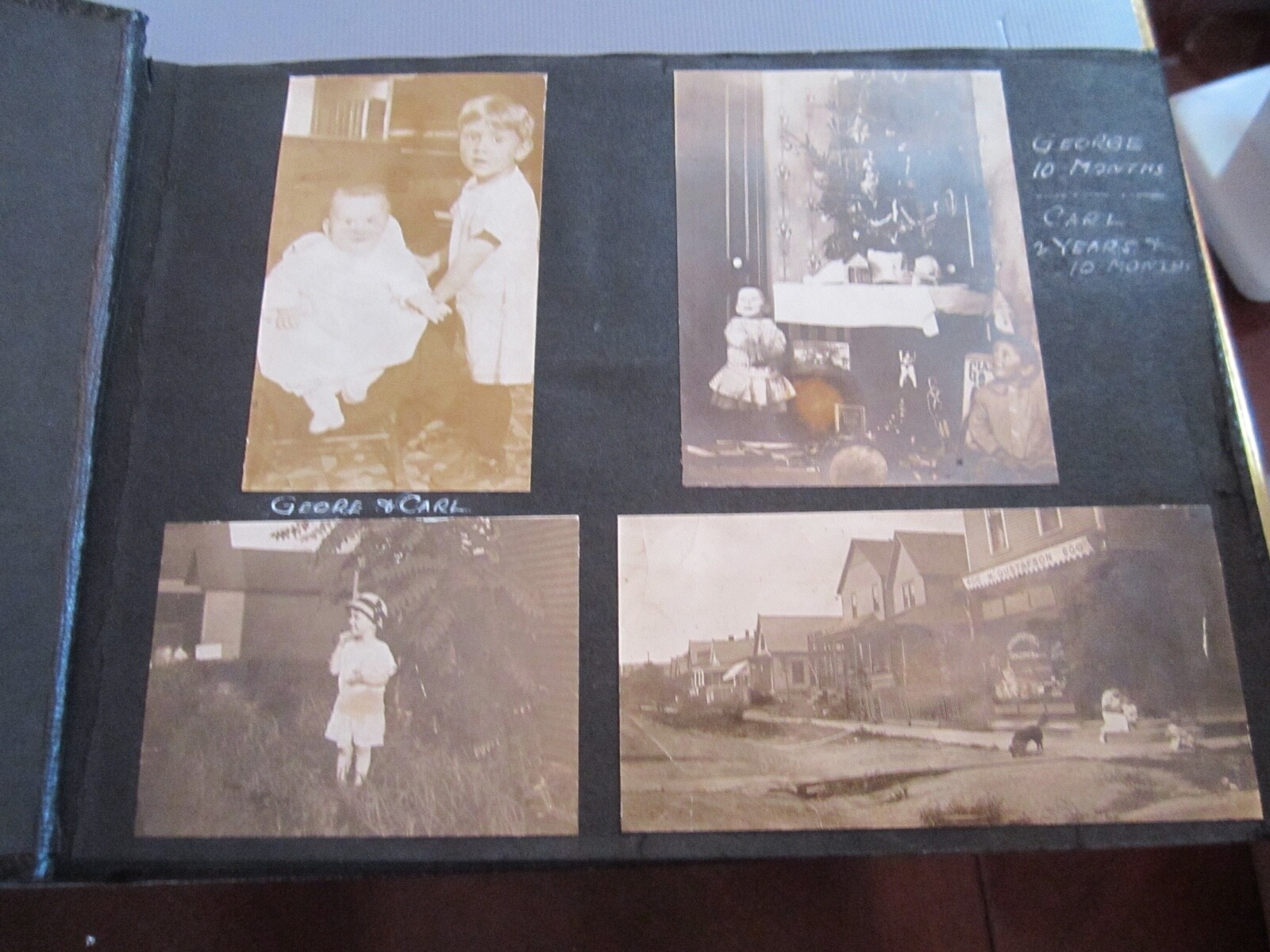 1930'S PHOTO ALBUM LOADED WITH HISTORICAL PHOTOS OF THE PAST - 83 PHOTOS - TUB A