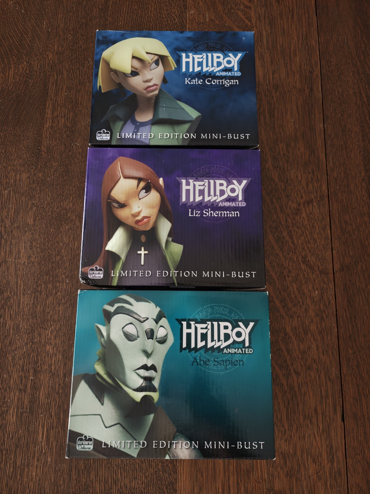 🔥 Hellboy Animated Series Limited Edition Mini-Bust Collection Dark Horse 🔥