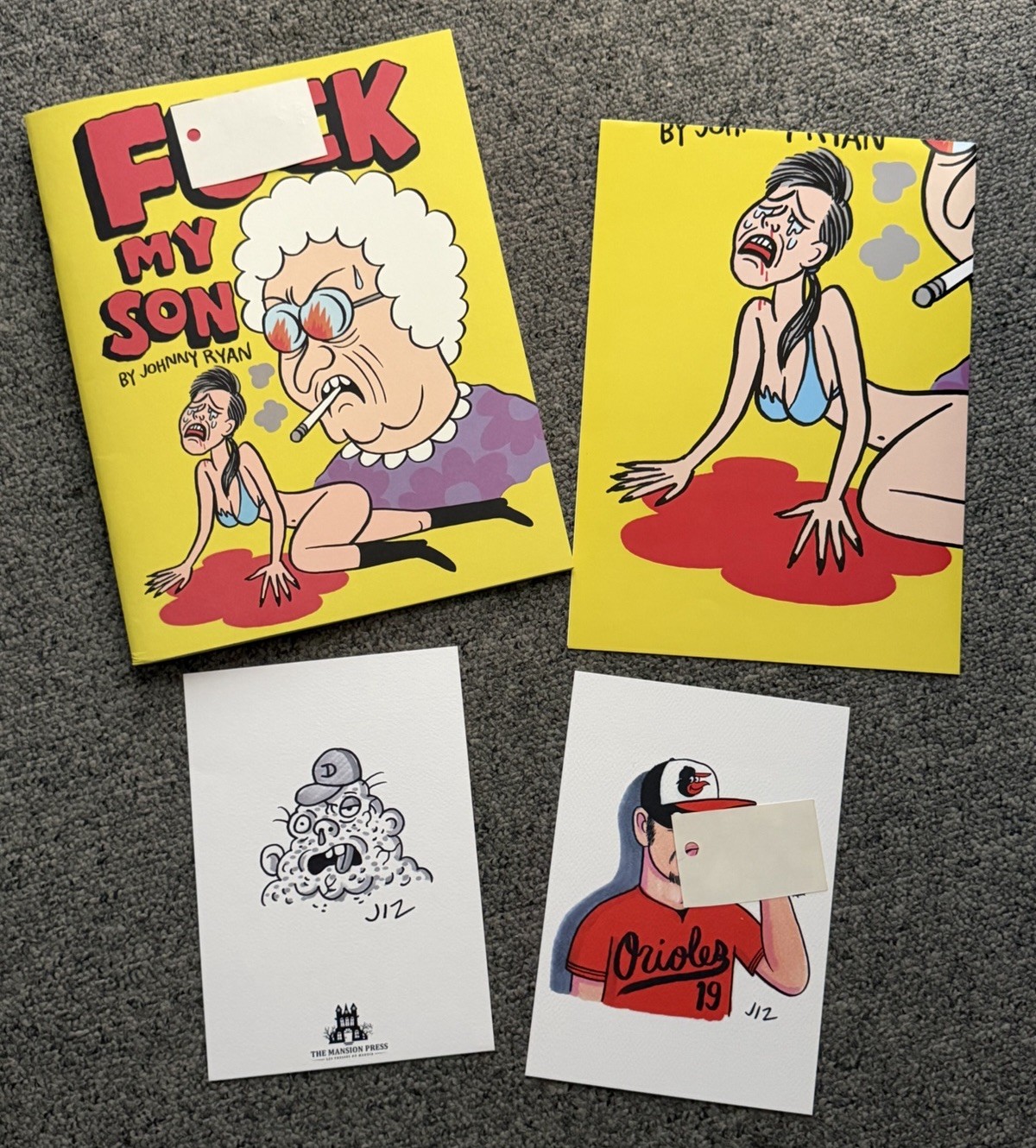 F My Son By Johnny Ryan ~ 1/150 Limited Edition ~ Poster / Print / Signed Sketch