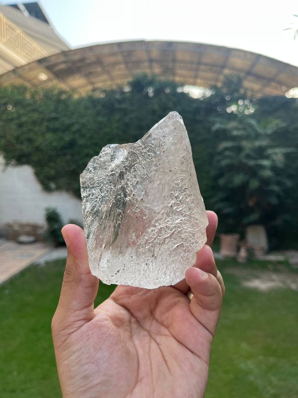 Huge 605 Gram Etched Clean Quartz From Gilgit-Baltistan, Pakistan