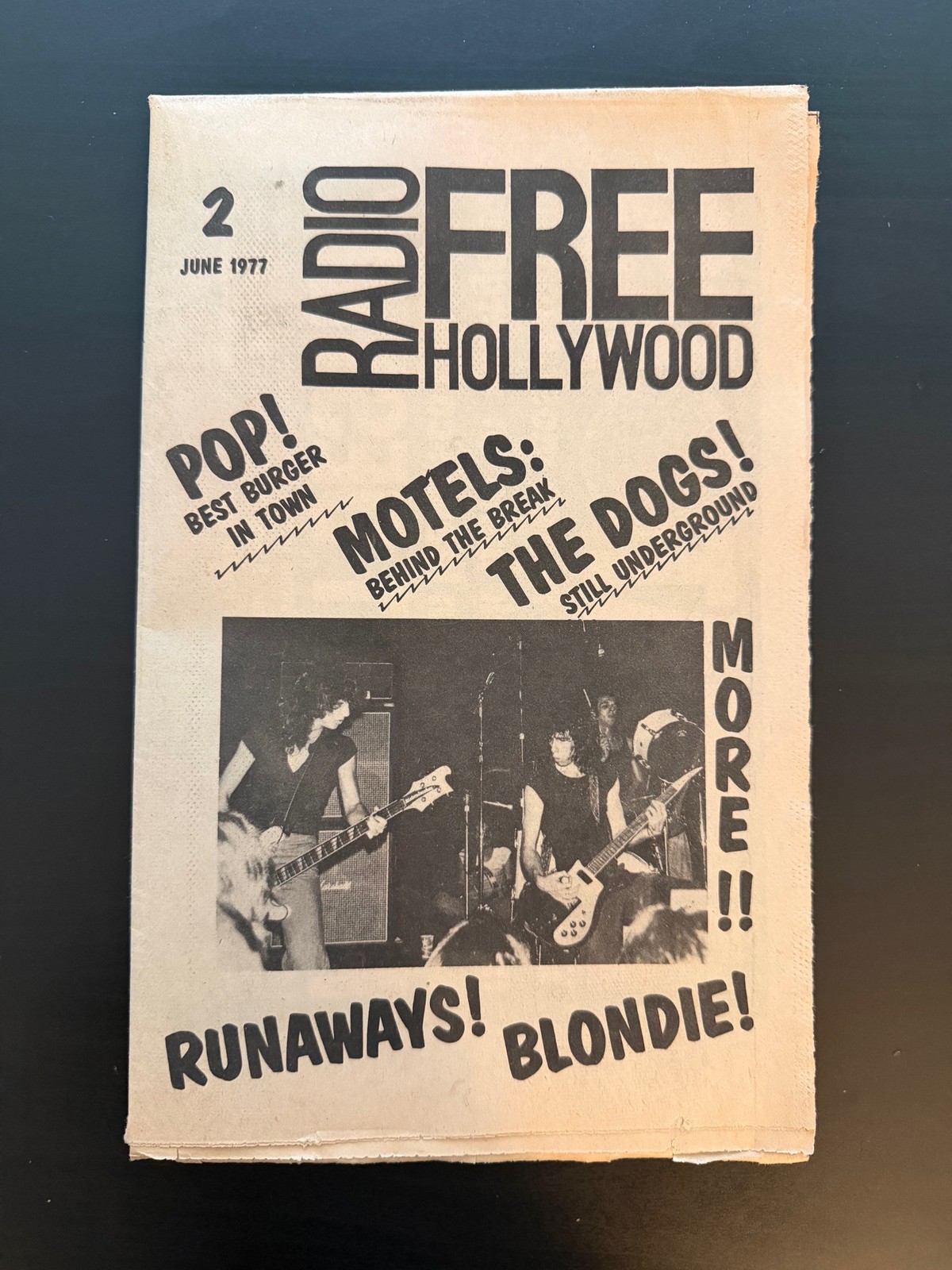 Radio Free Hollywood June 2, 1977 Los Angeles Punkzine Runaways Blondie Radio Free Hollywood June 2, 1977 Los Angeles Punkzine Runaways Blondie