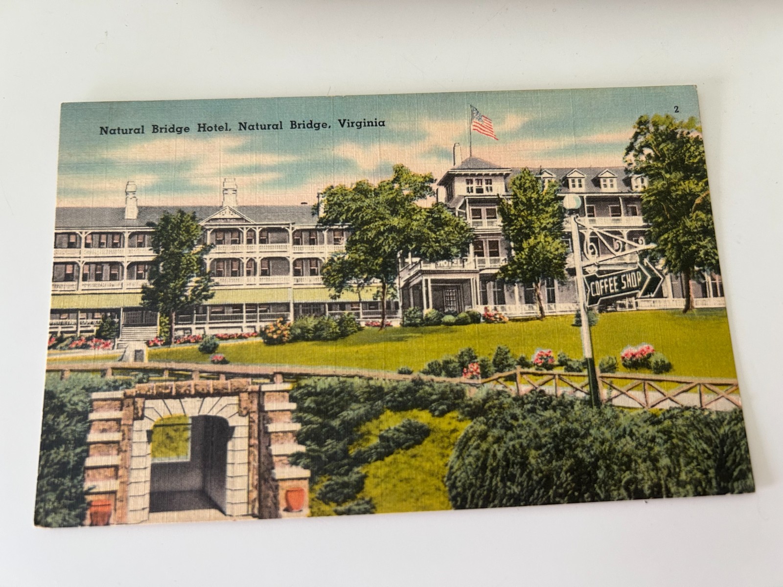 Natural Bridge Hotel Natural Bridge Virginia Postcard