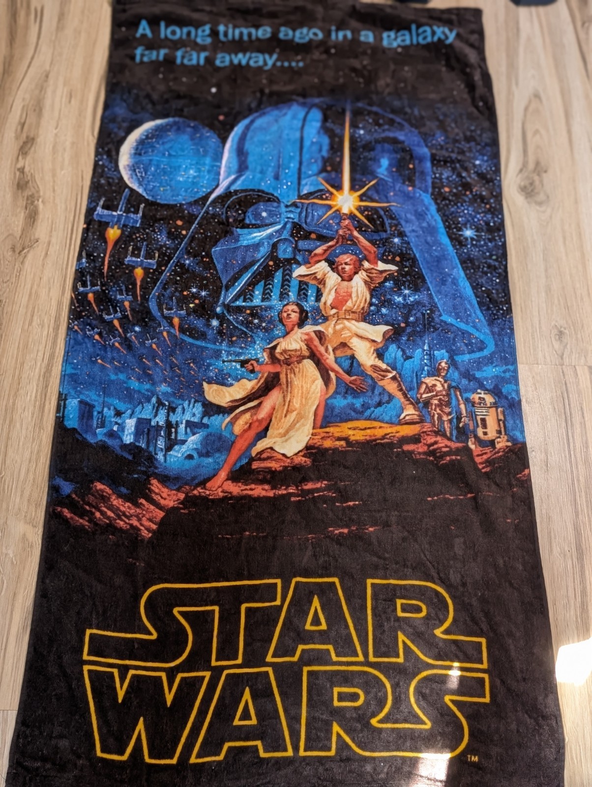 Vintage 70s Star Wars  Beach Towel - Original Star Wars “A New Hope”