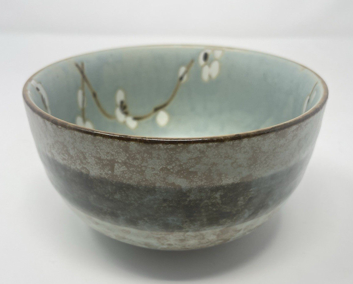 Japanese Matcha Rice Bowl Tea Ceremony Cup Blue 5\