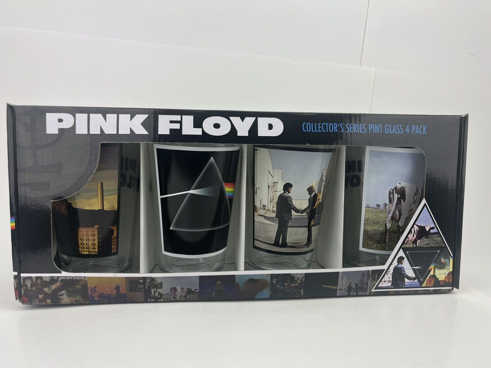 Pink Floyd Collectors Series 16oz Pint Glass 4 Pack