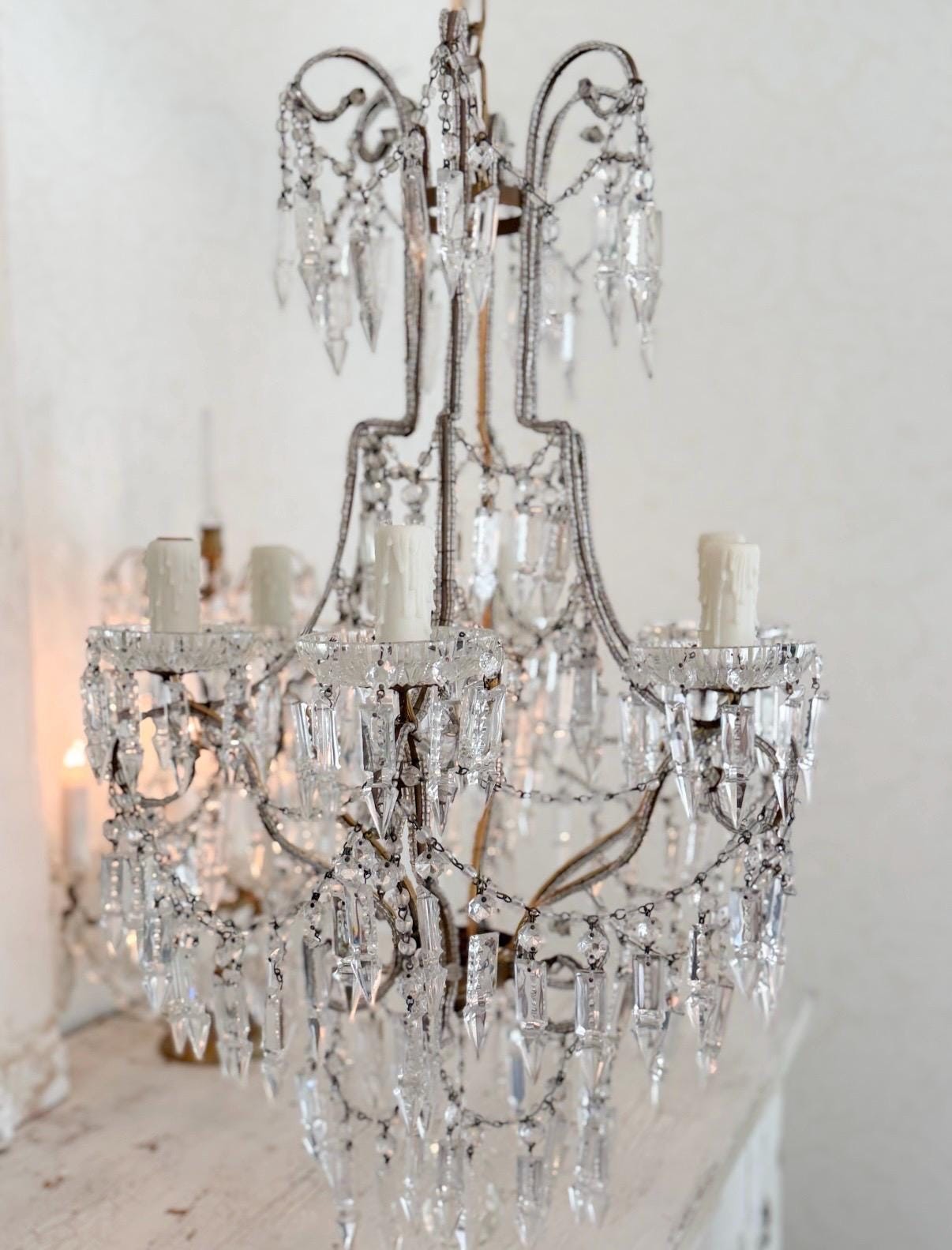 Absolutely Gorgeous French Crystal Chandelier