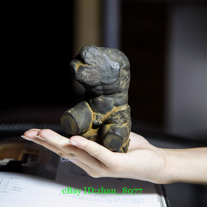 Iron Rust Cast Male Human Remains Model Statue Character Design Collection