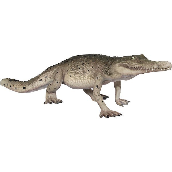Wildlife Safari 4\' Baby Crocodile Walking Reptile Themed Restaurant Garden Prop