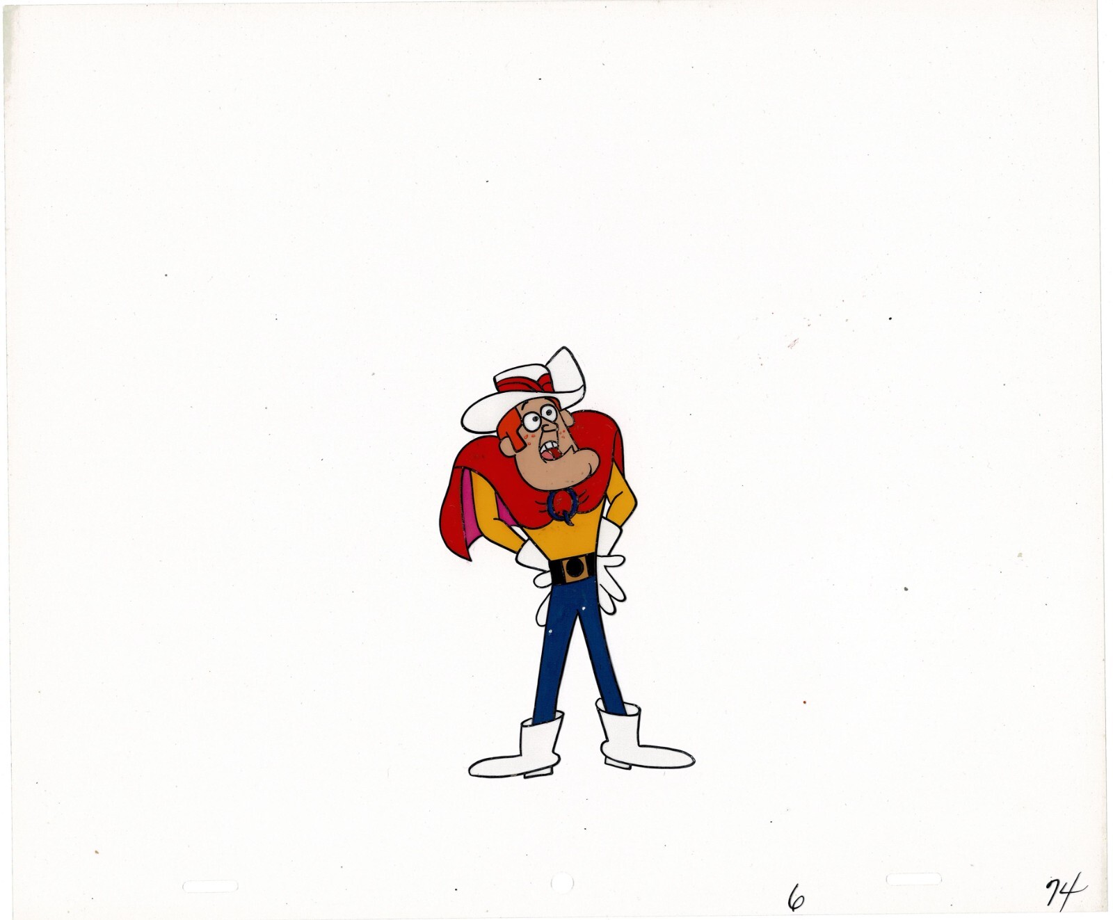 Quake Jay Ward Original Production Animation Cel 1967-74 Quaker Commercial 74
