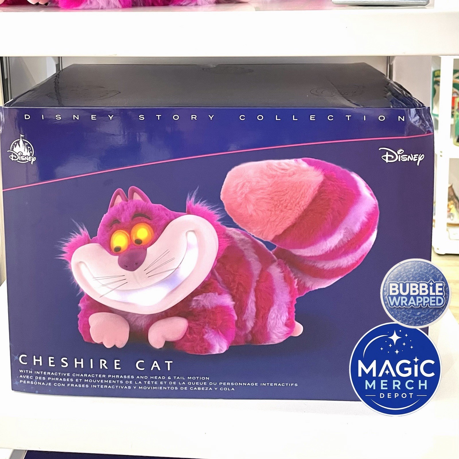 IN HAND Disney D23 Expo 2026 Alice In Wonderland Cheshire Cat Animatronic Figure