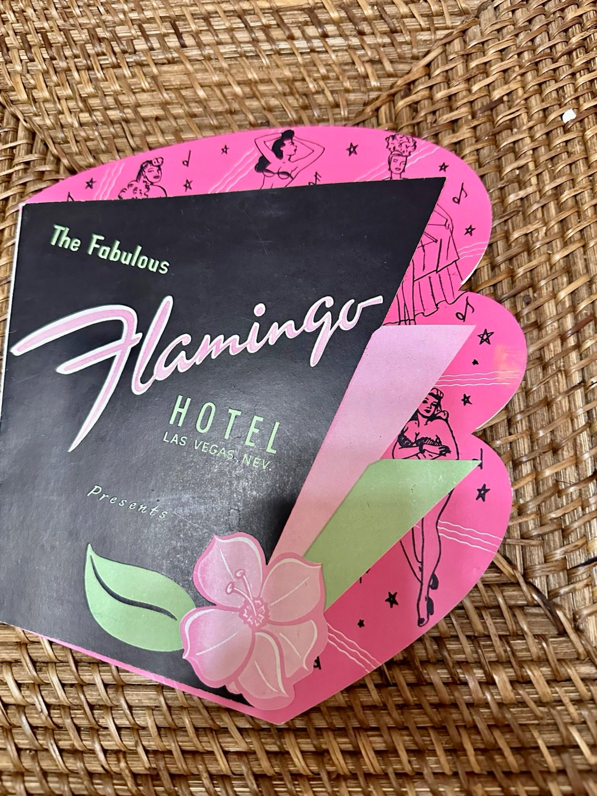 Flamingo Hotel Las Vegas Nevada  Brochure Irving Berlin’s “Annie Get Your Gun”