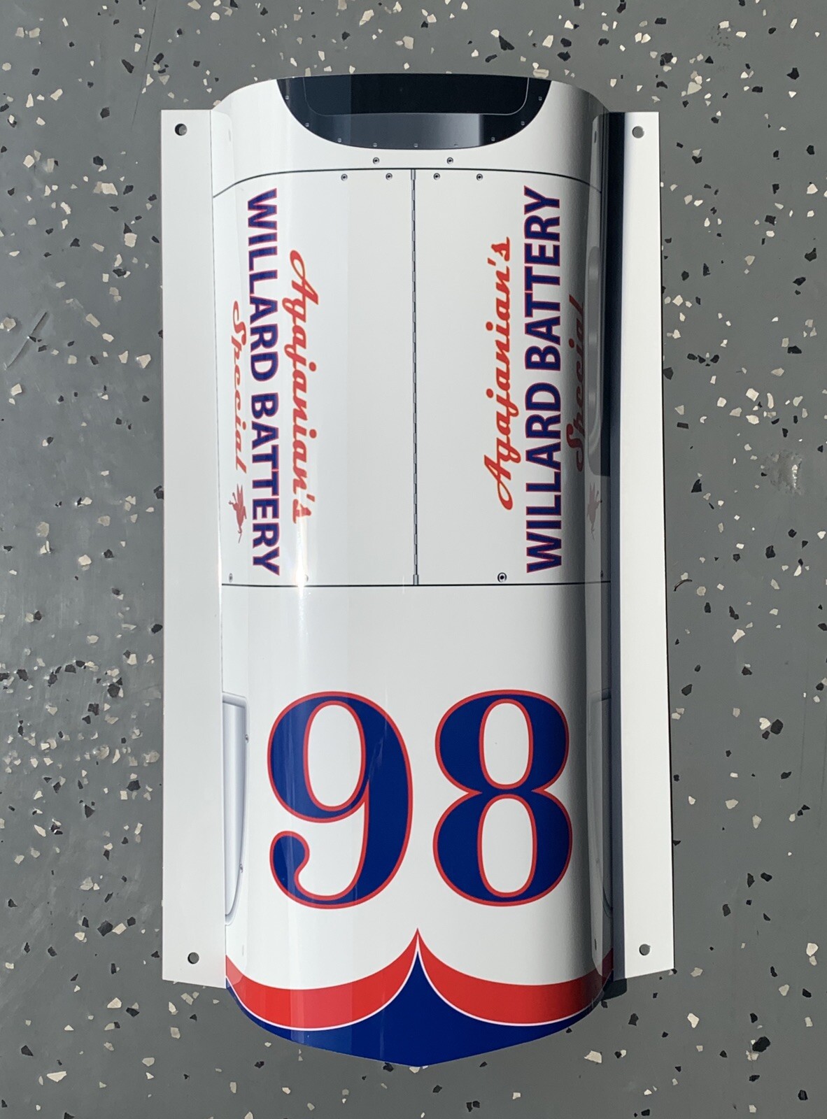 WOW1963 Indy 500  WINNER Parnelli Jones Ol Calhoun  Race Car Nose Sign
