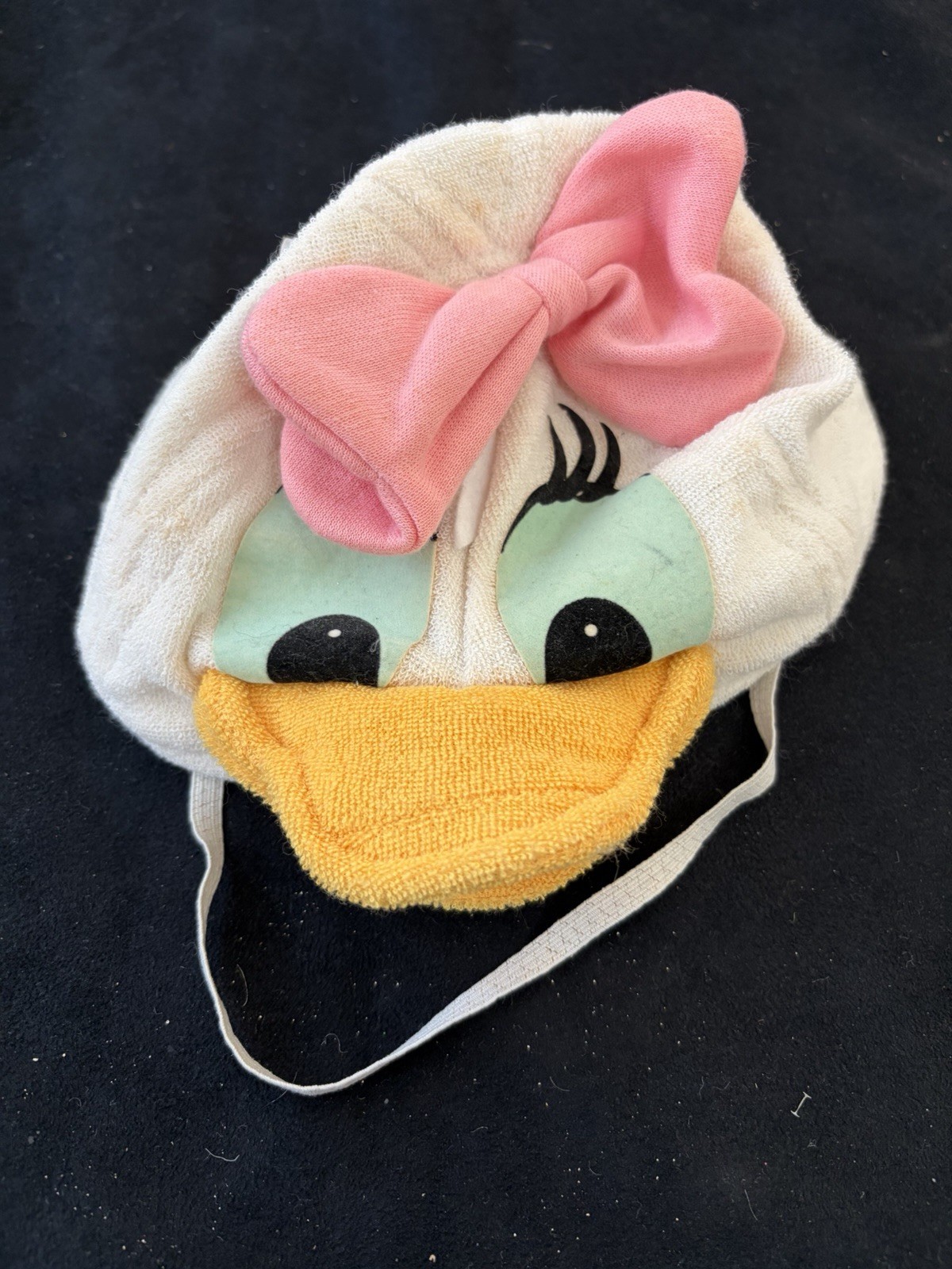 Vtg. 90’s Goofy's Hat Co. Disney Daisy Duck Baby Hat Bow Disneyland Original Tag