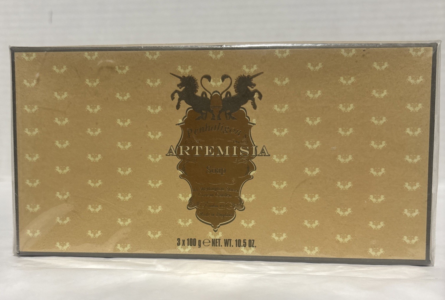 Penhaligon Artemisia Soap Set 3x 100g /10.5oz  New/Sealed  Luxury Perfumed Soaps