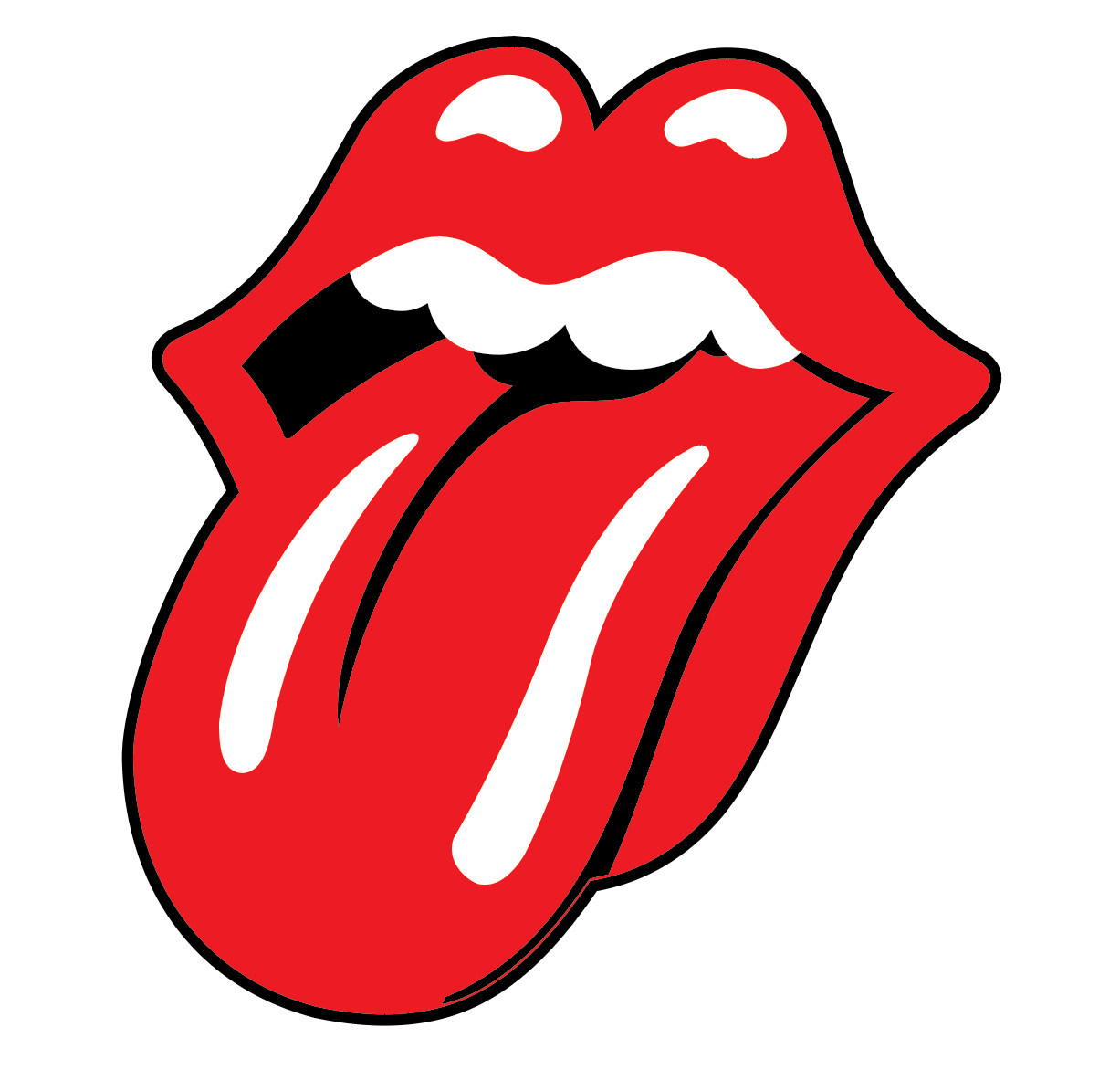 The Rolling Stones lips tongue decal sticker rock roll bumper laptop