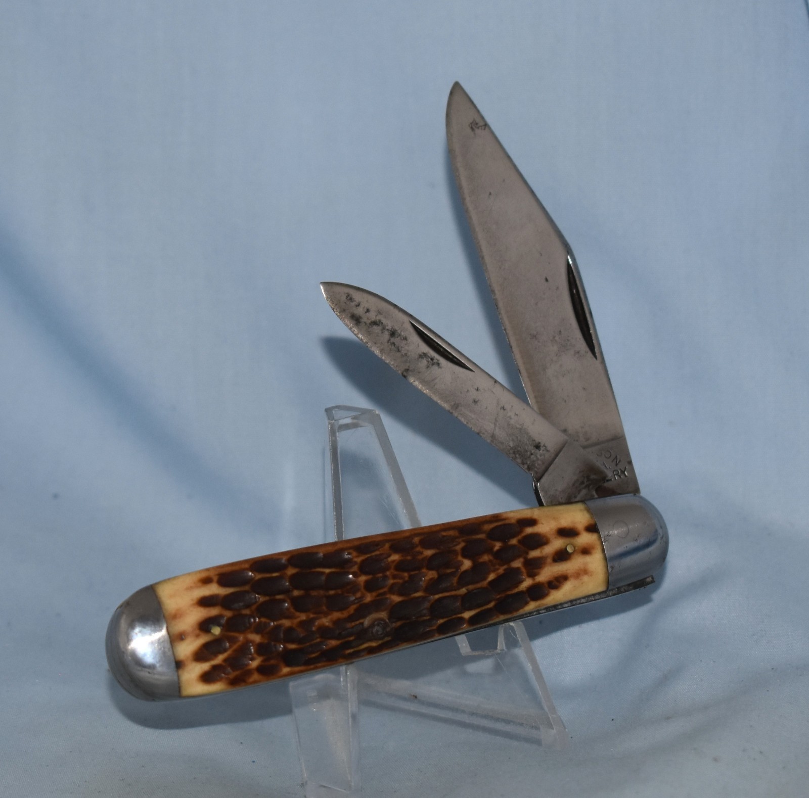 RARE VINTAGE ROBESON CUTLERY USA BONE JACK KNIFE 1896-1922 622056 SUPER NICE