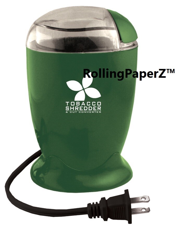 Electric Tobacco Shredder Cutter and Cut Converter Holds up to 50g of material 