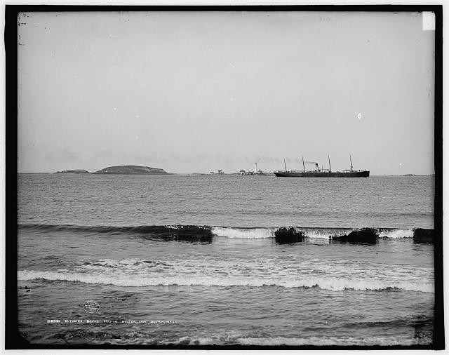 Photo:Boston Massachusetts Boston Light Ship Harbor c1905