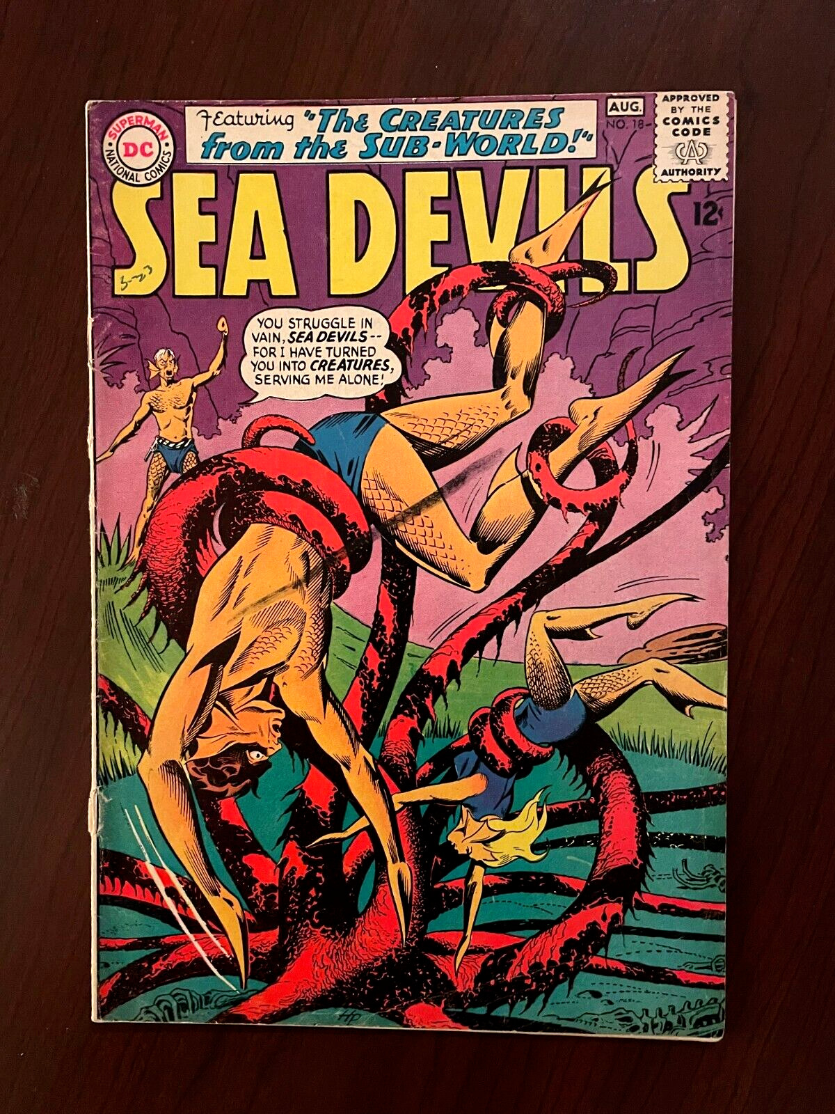 Sea Devils #18 (DC 1964) Silver Age Undersea Adventure Sheldon Moldoff  3.5 VG-