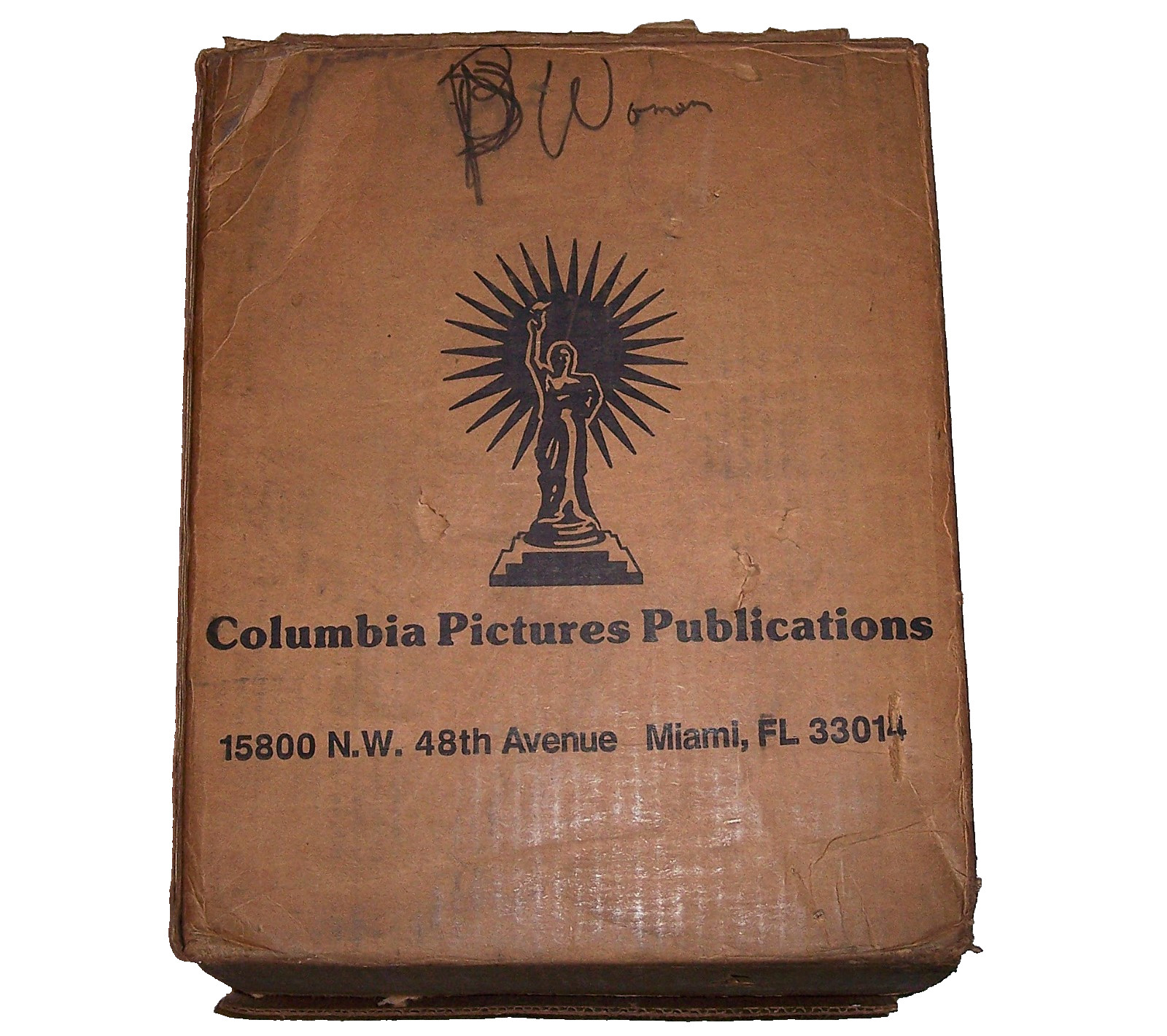 Vintage circa 1989 Paramount Pictures Publications Shipping Box