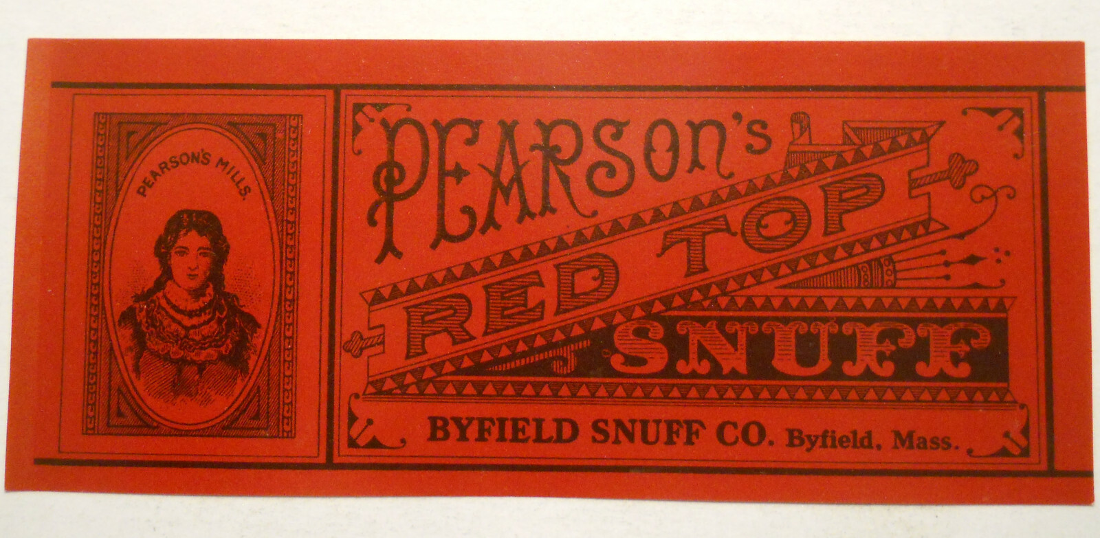 ca.1930 \'s Pearson\'s Red Top (Byfield, Massachusetts) can label