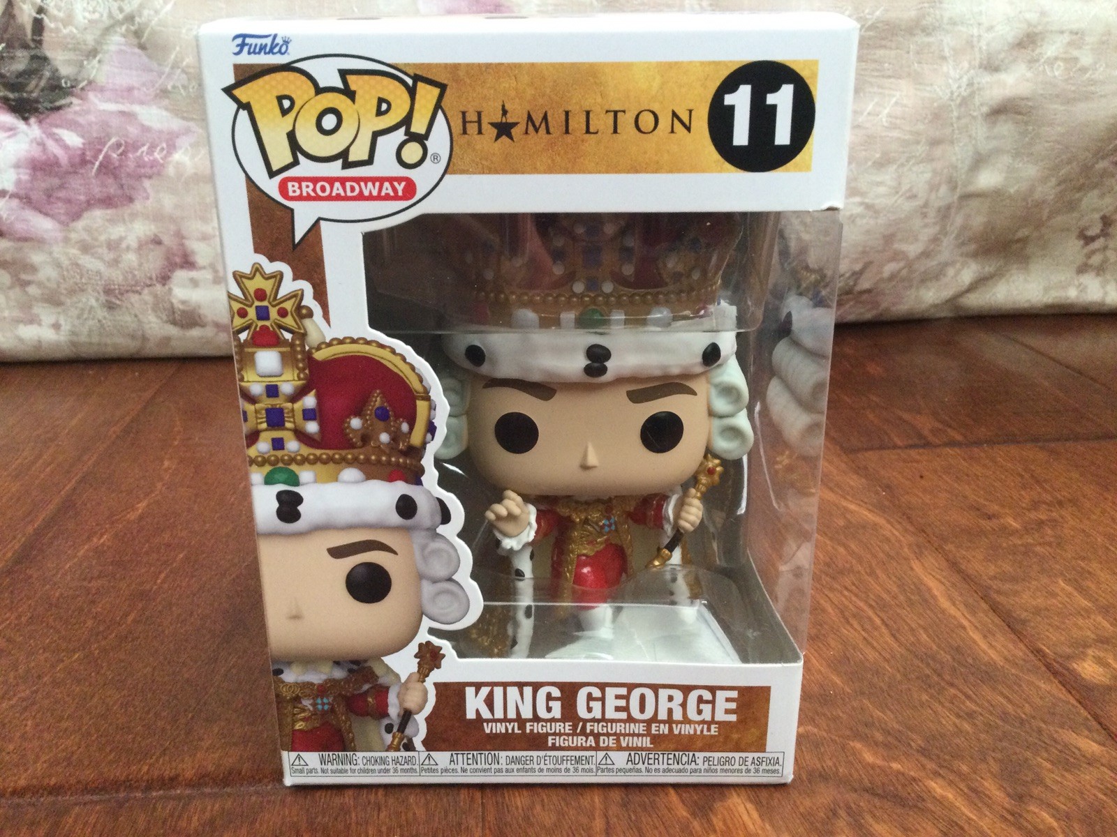 Funko Pop Broadway King George #11 Hamilton Musical Vinyl Figure
