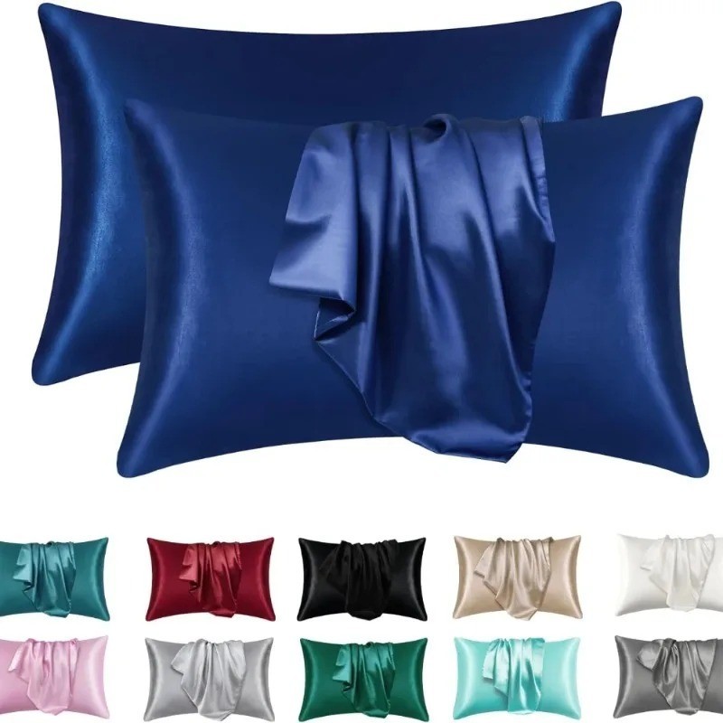 100% Egyptian Cotton Pillow Protectors Set of 2, 600 Thread Count Queen Size ...