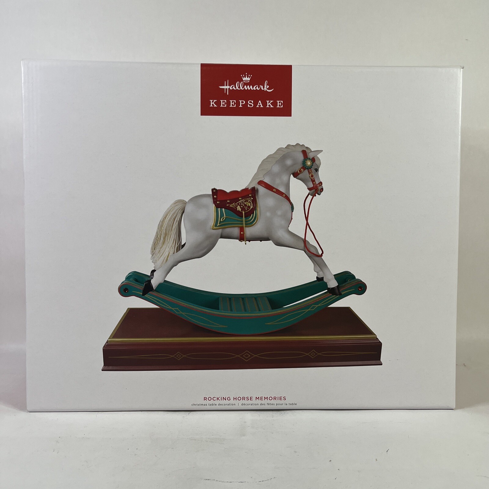 HALLMARK Large Rocking Horse Memories 2022 Christmas Table Decoration Motion