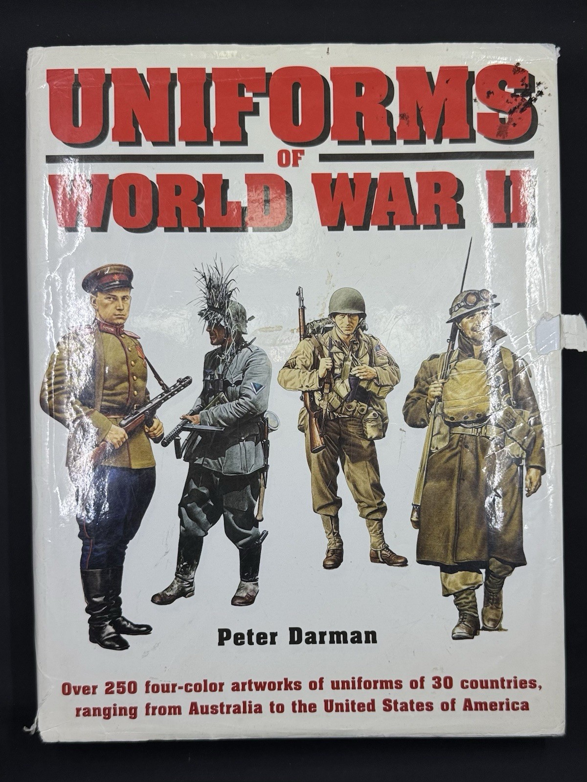 Uniforms of World War II Peter Darman Hardcover Book Military Reference Guide Uniforms of World War II Peter Darman Hardcover Book Military Reference Guide