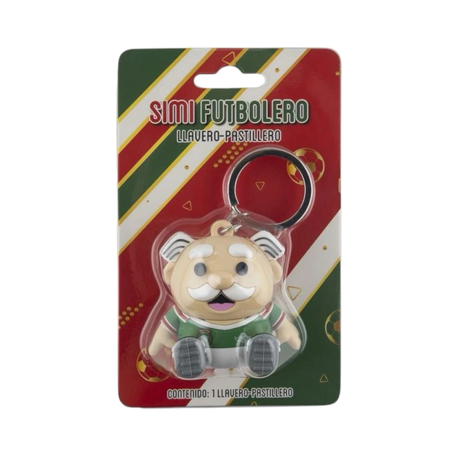 Dr. Simi Futbolero Llavero Pastillero _ Dr. Simi Soccer Player Pill Box Keychain