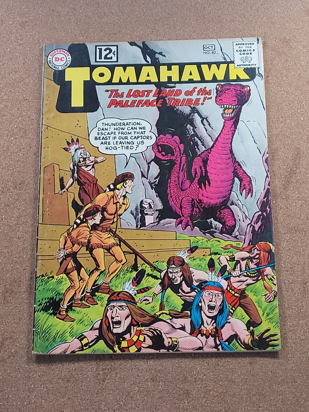 Tomahawk #82 DC Comics 1962 Silver Age Dinosaur Cover Vintage Raw VG 4.0/4.5