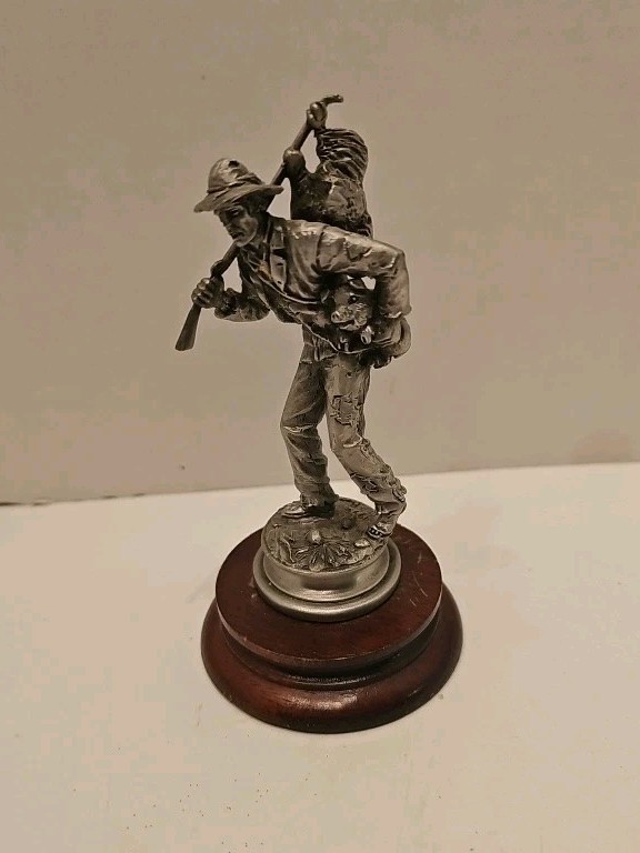 1996 Chilmark Pewter Civil War Figure the Forager, Signed by F.J. Barnum #176